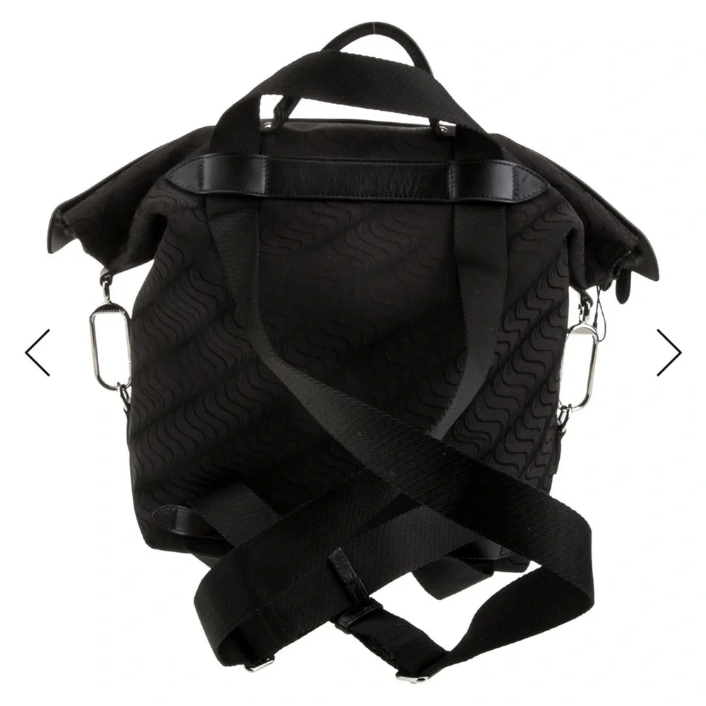 Smythson Black Travel Backpack - Sleek Everyday Bag